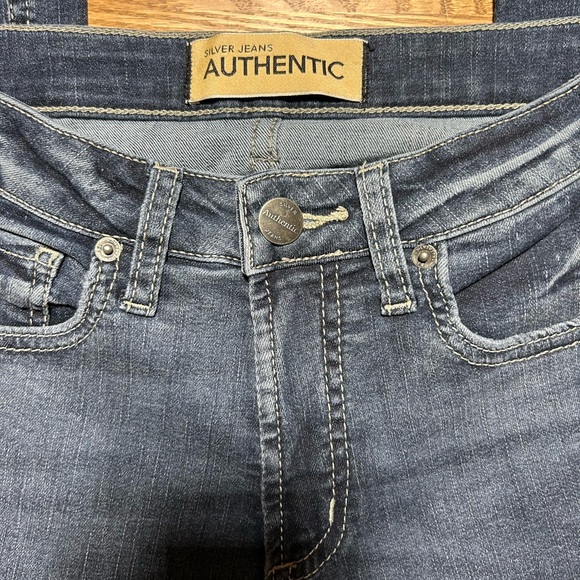 Silver Jeans Women's Dark Blue The Curvy High Bootcut Size W2/L33 - Picture 2 of 4